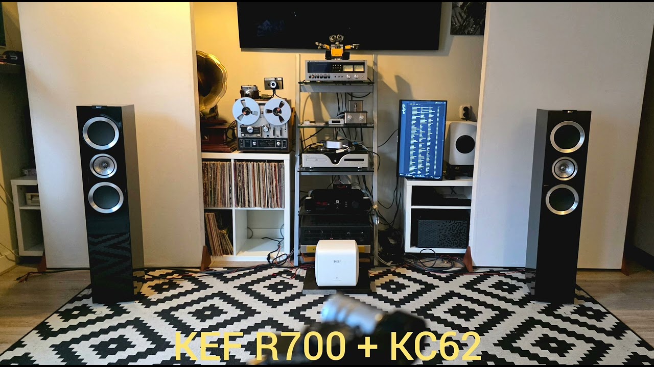 KEF R700 + KEF KC62 demo