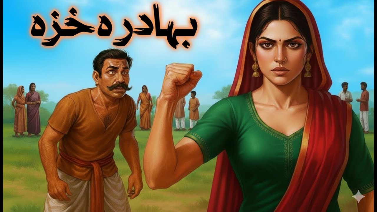 pashto cartoon | Brave woman | pashto moral story | pashto fairy tales | پشتو کارٹون