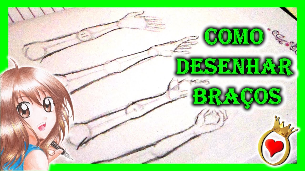 Como Desenhar Mangá - Braços