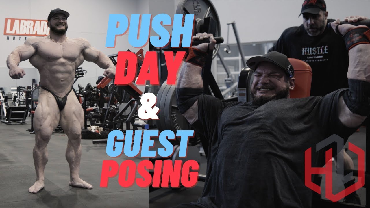 Push Day | Guest Posing | Hunter Labrada