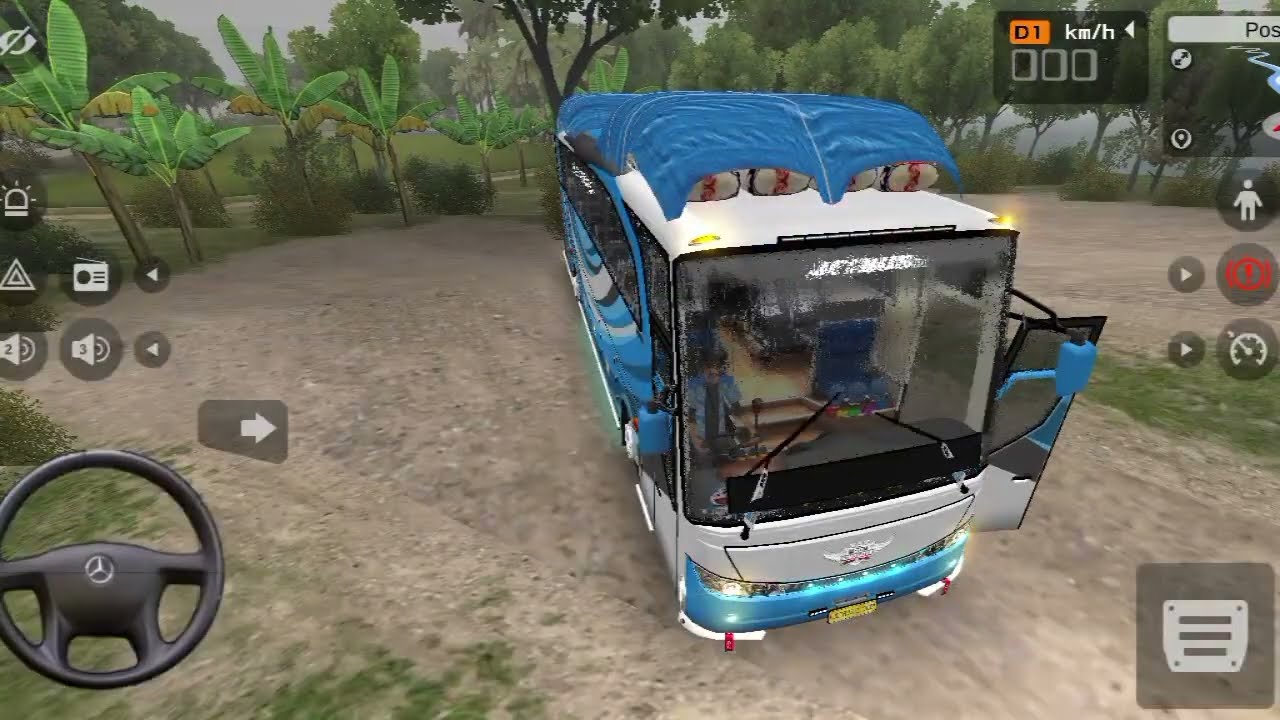 JB1 OLD MANS GAMING DRIVE POV ASMR RAIN BUSSID GASKEUN LUR