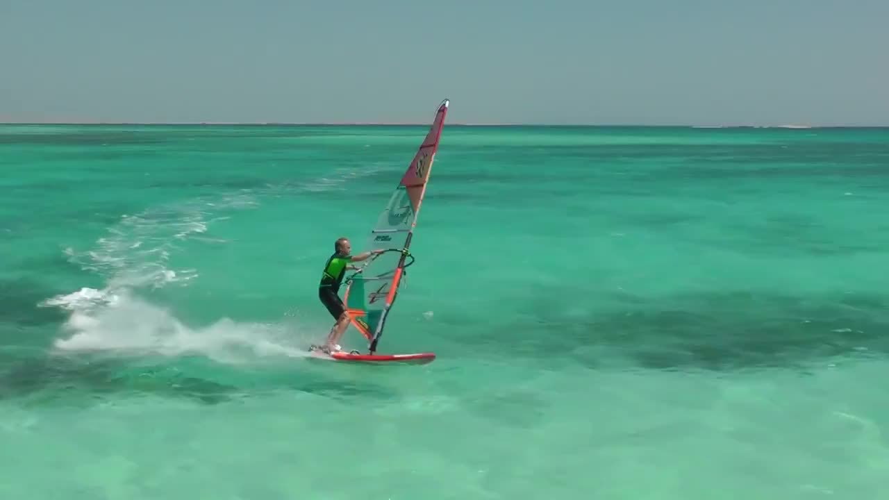 Windsurf-Man&ouml;ver: Powerhalse