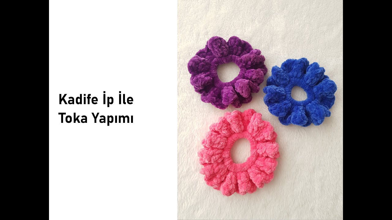 Kadife İp İle Toka Yapımı