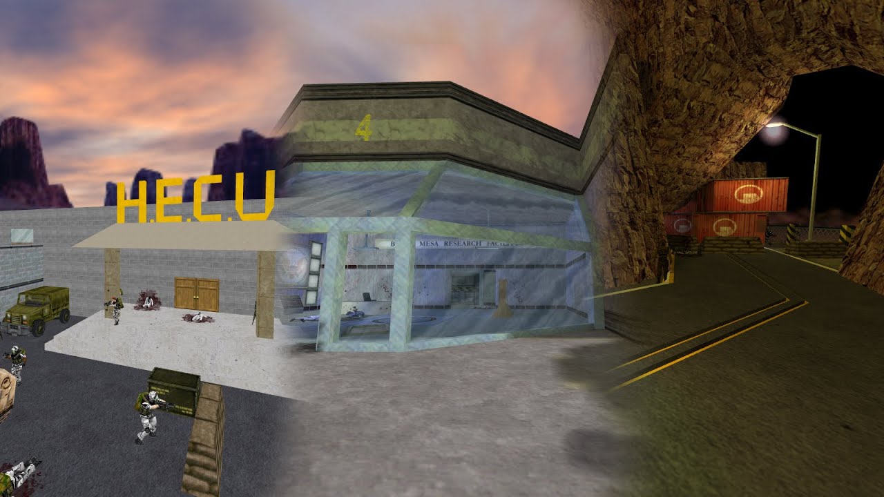Playthrough of some short Half-Life maps/mappacks (with MMod)