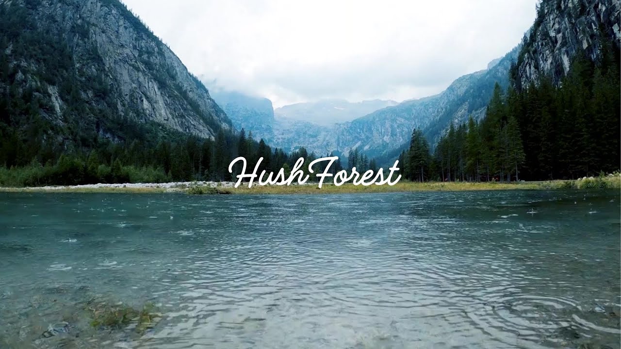 Rain on a Quiet Lake | 30 Minutes of Peaceful Nature Sounds for Focus & Sleep | HushForest