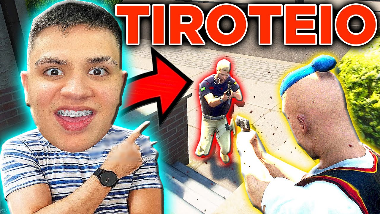 PAULO REPÓRTER no MEIO DO TIROTElO no GTA RP 😂 (Paulinho o LOKO)