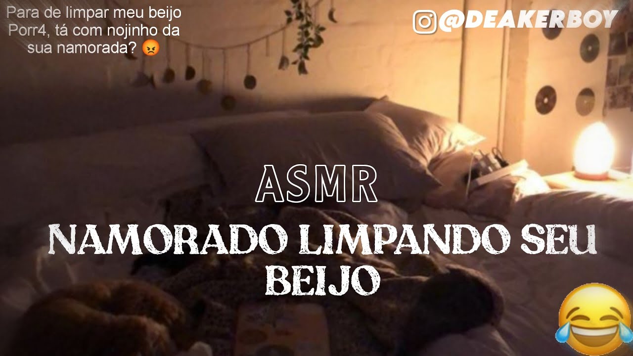 Asmr - Namorad0 Limpando o seu beijo 😂🤨