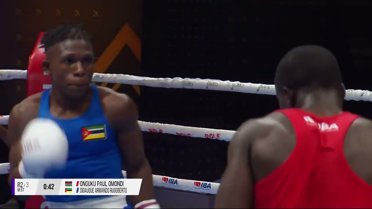 57kg ONGUKU Paul Omondi 🇰🇪 vs SIGAUQUE Armando Rugoberto 🇲🇿 | IBA 2025 Men’s WBCHs