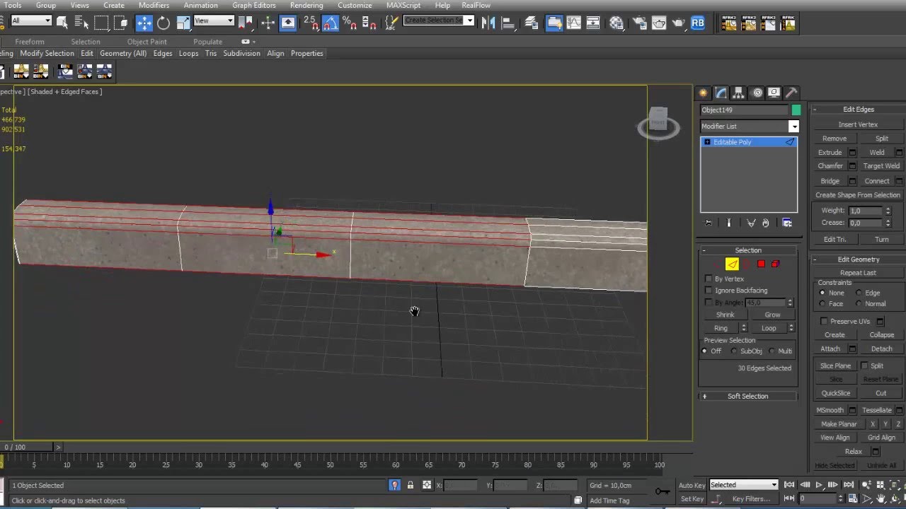 Tutorial modelling sidewalk 