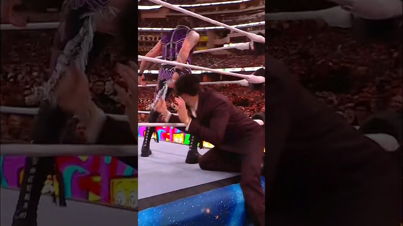 Bad Bunny не собирался позволять Доминику Мистерио жульничать на #WrestleMania