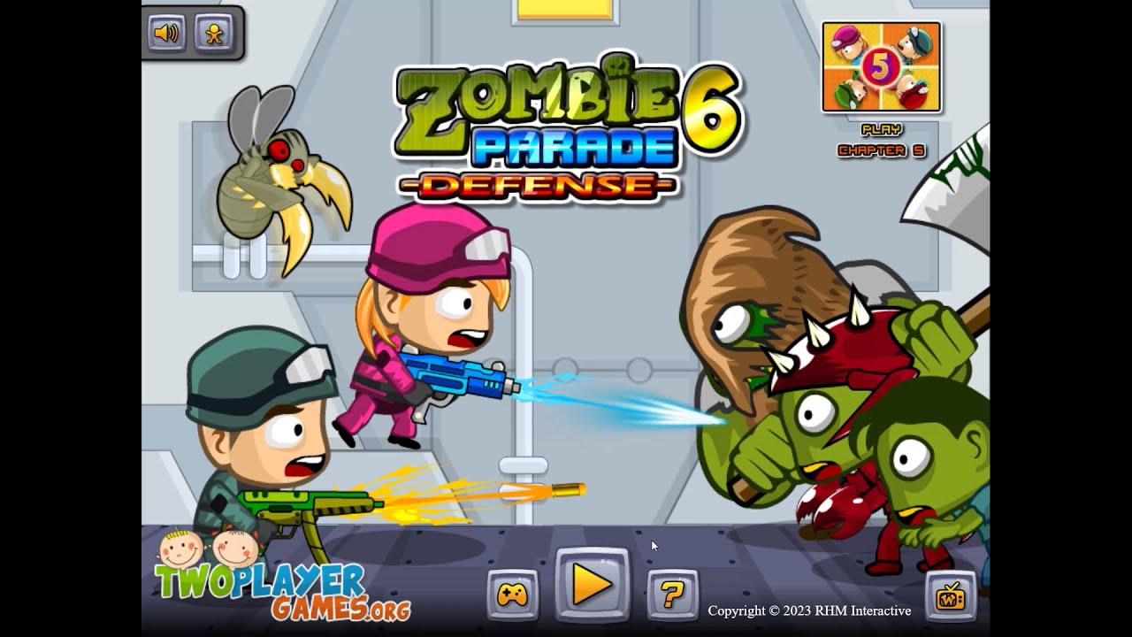Zombie Parade Defense 6 walkthrough