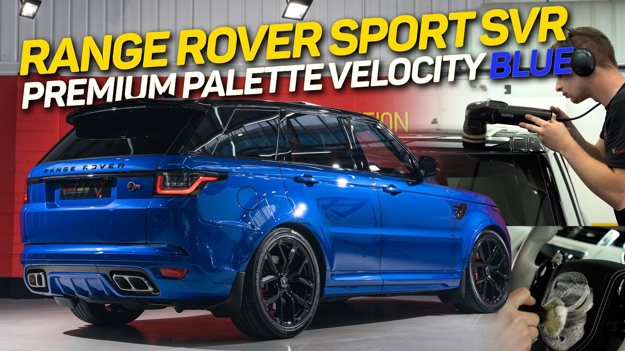 Range Rover Sport SVR 5.0 V8 SuperCharged in SVO Velocity Blue | Carbon Painted Bonnet | Walkaround