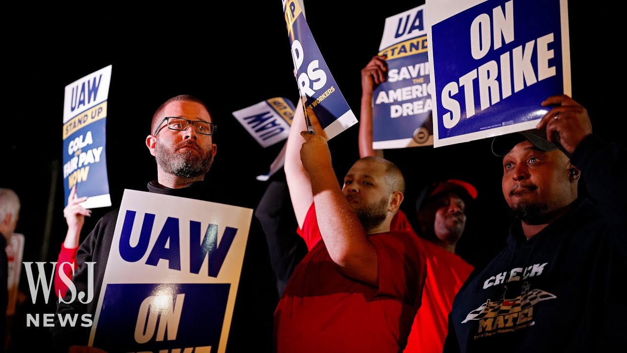 United Auto Workers Begins Unprecedented Strike at Three Factories | WSJ News