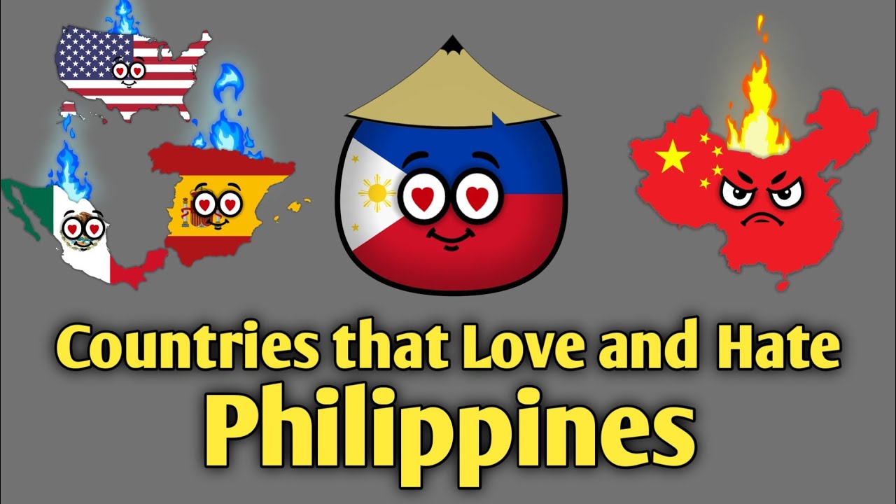 Countries that Love and Hate Philippines 🇵🇭 - Countryballs 