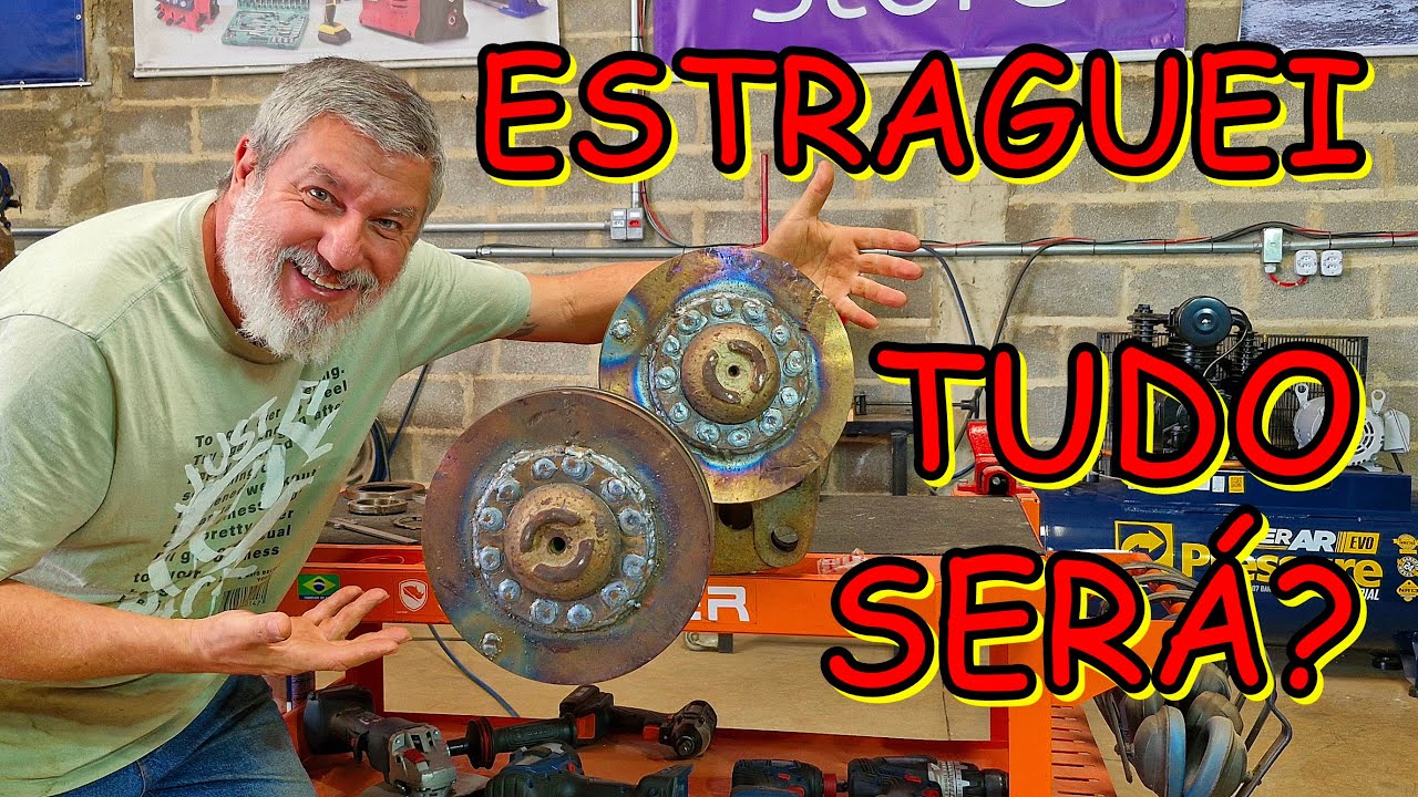 ADAPTAÇÃO DAS PONTAS DE EIXO DO DIFERENCIAL DA ESCAVADEIRA