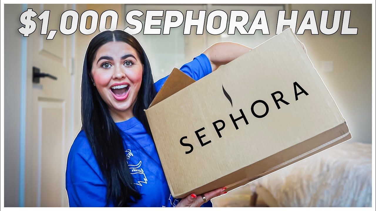 FIRST sephora haul of 2024! *massive haul + new stuff*