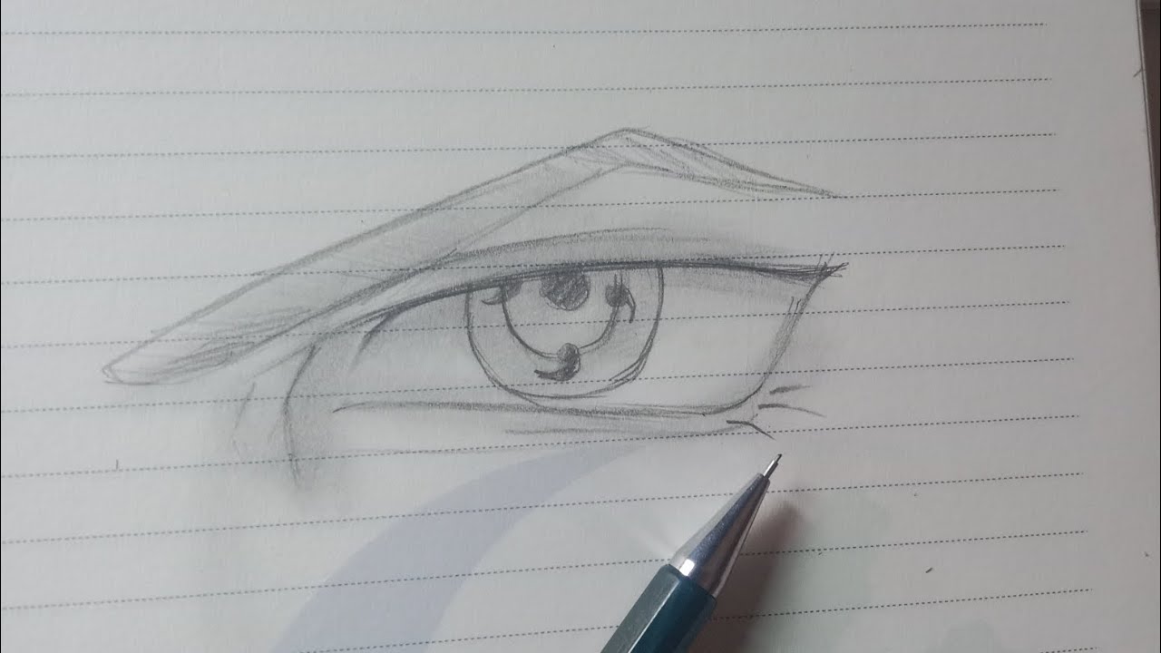 How to draw Sharingan||step by step||drawing tutorial#Anime#Naruto