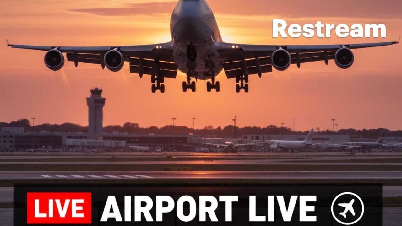 🔴 Live Now | 20 Jan - Planespotting at Hamburg Airport (HAM), Real-Time Landings & Takeoffs