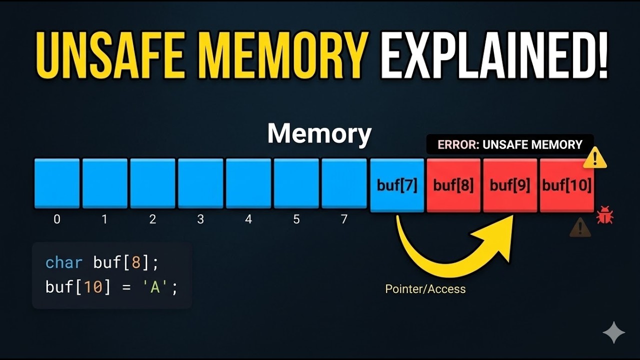 Why Memory Is Unsafe in C/C++ | Memory Safety Explained
