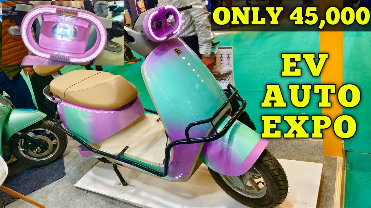 Auto Expo 2025 | Dynamo Lima Electric Scooter | Amazing Color Changing Feature | Battery Backup