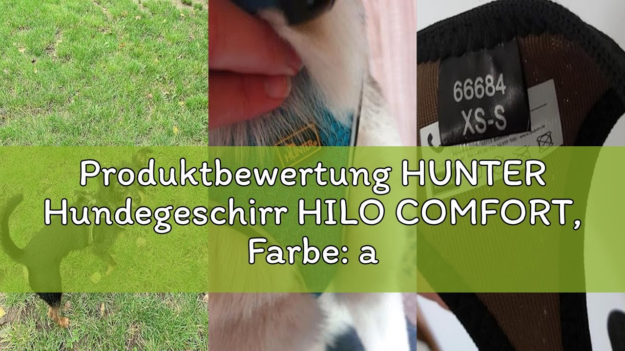 Produktbewertung HUNTER Hundegeschirr HILO COMFORT, Farbe: anthrazit, Easy Step-In Geschirr für klei