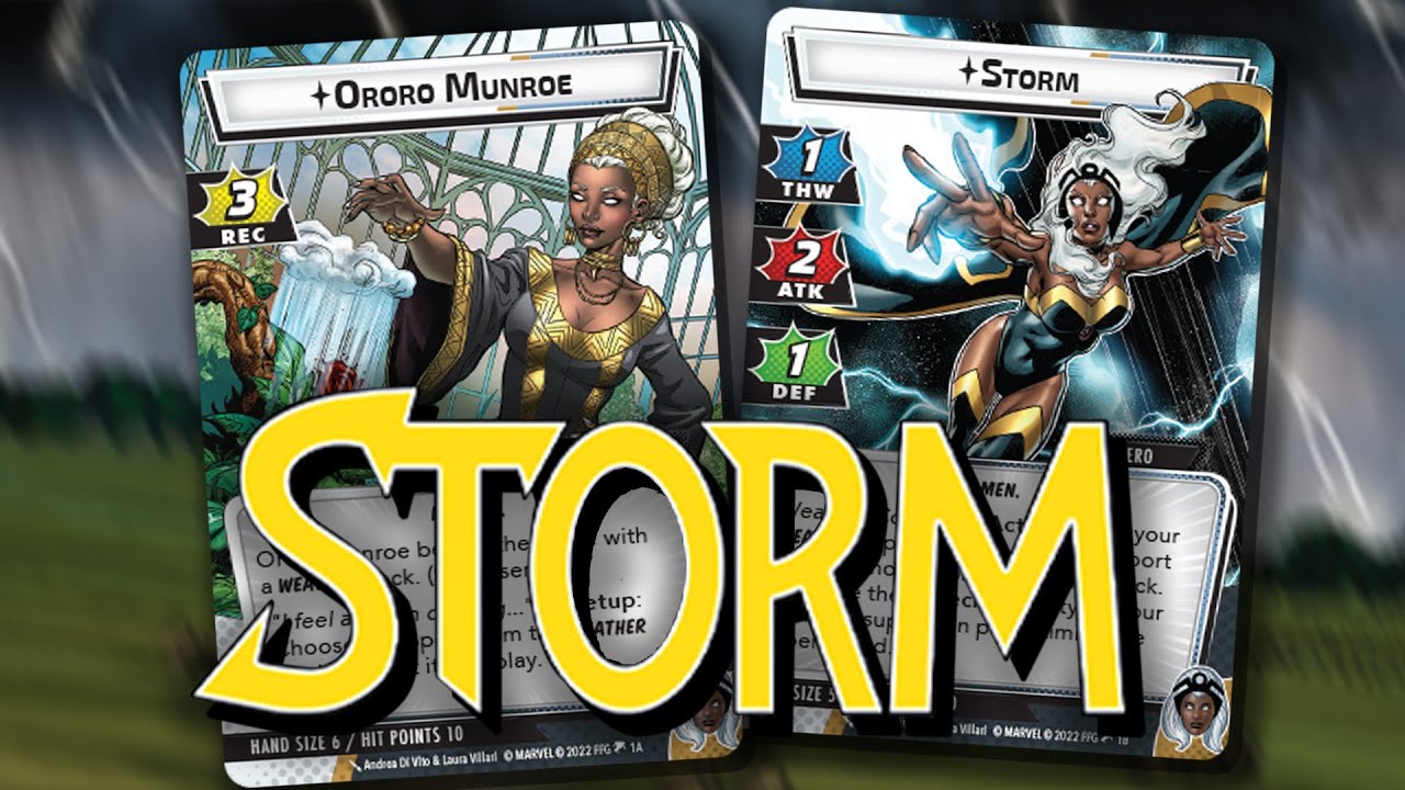 Storm Hero Pack PREVIEW || Marvel Champions