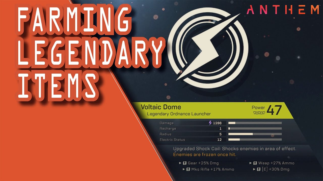 Anthem. How to Farm Legendary and Masterwork items. Tips and tricks how to maximize your chances