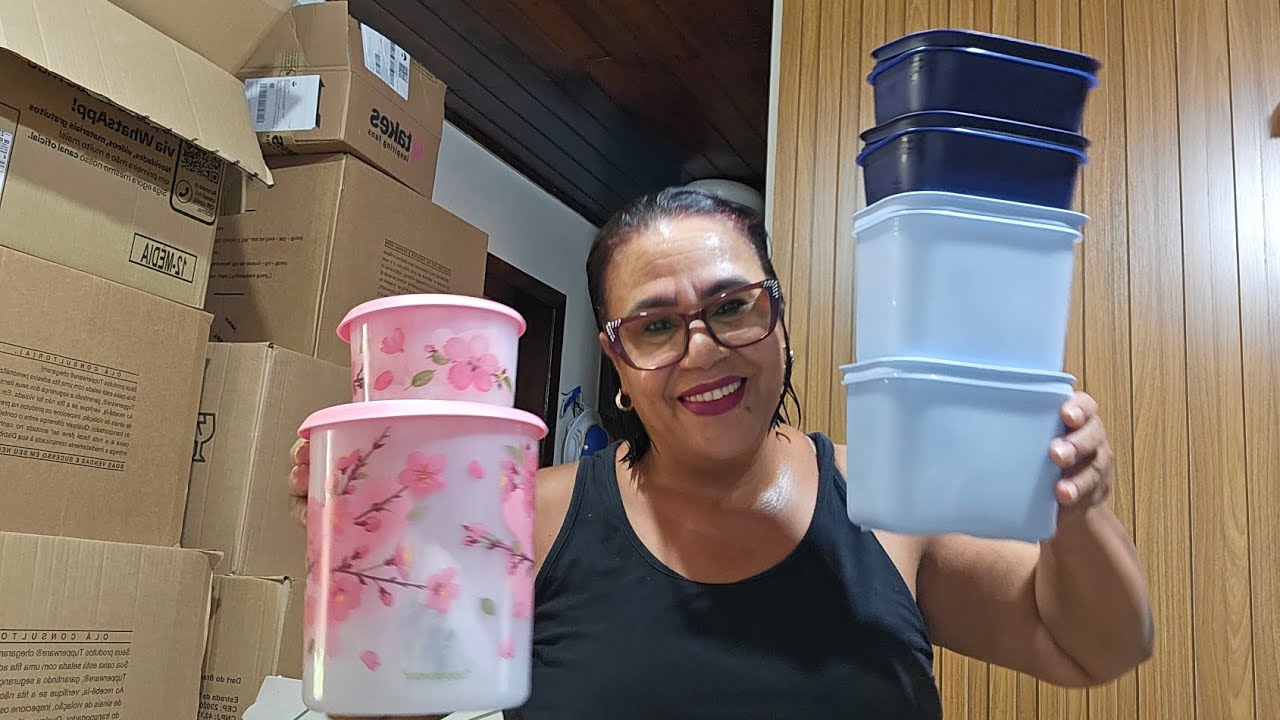 Abertura de caixa tupperware semana 07/ vitrine 02
