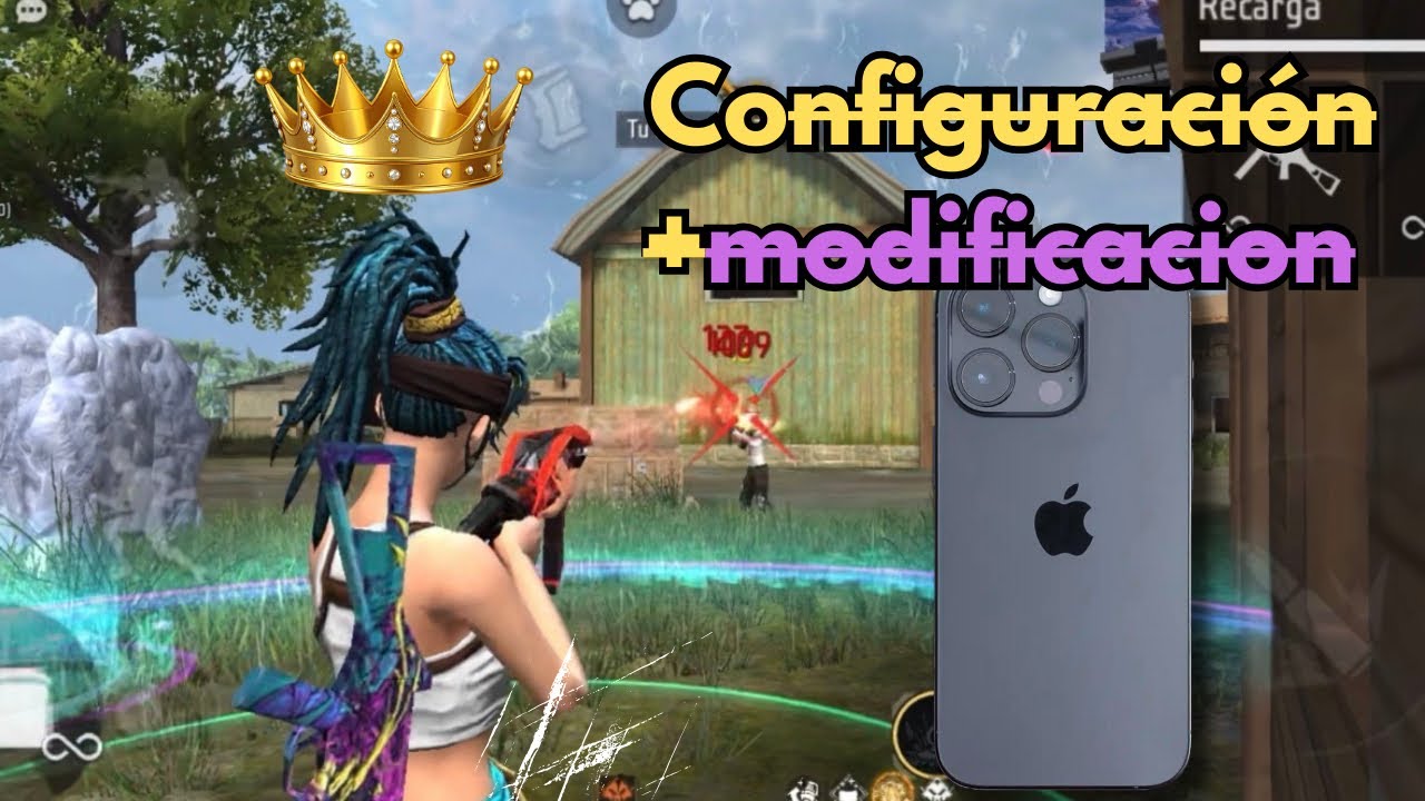 🔥iPhone MODIFICADO 💀 Settings+HUD // FREE FIRE 