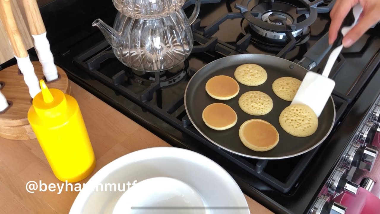 Tüm püf noktaları ile 👍🏻 Yıllardır yaptığım tam ölçülü  💯 yumuşacık ✅ pankek nasıl yapılır?
