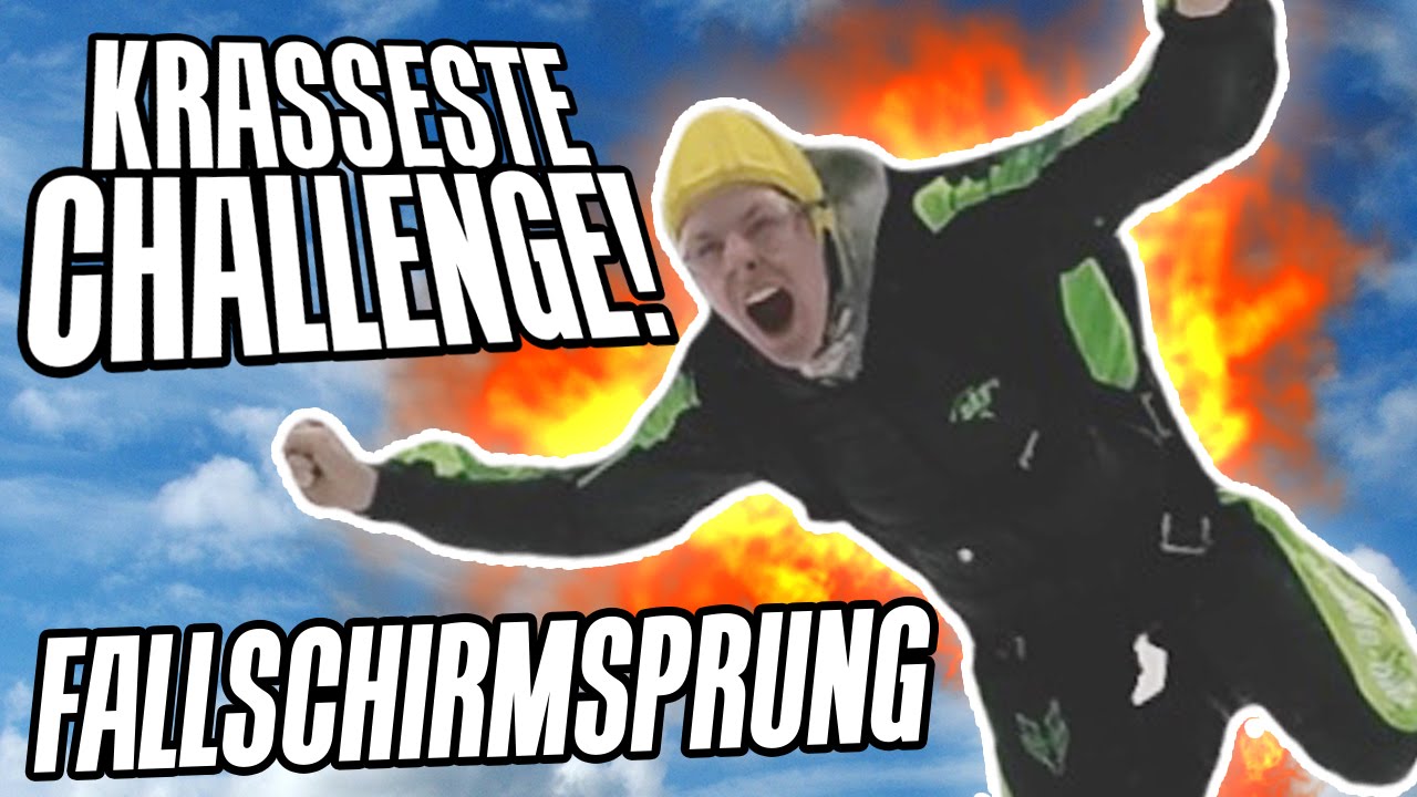 KRASSE CHALLENGE - FALLSCHIRMSPRUNG AUS 3.000 METERN