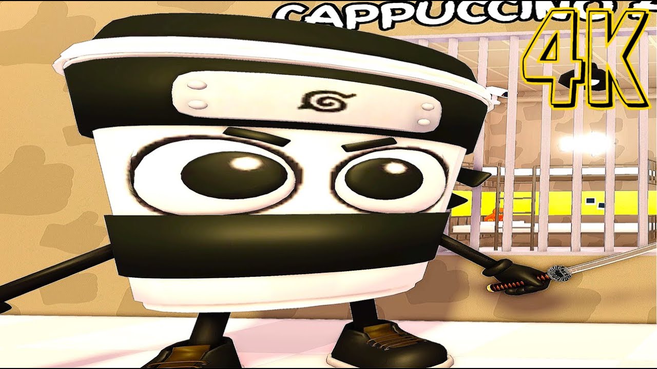 CAPPUCCINO ASSASSINO BARRY'S PRISON RUN OBBY WALKTHROUGH FULLGAME #obby#roblox