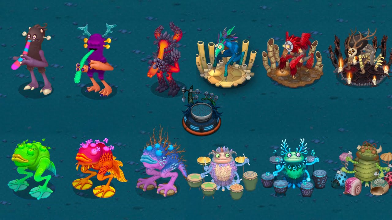 All Wublin Island Monsters - Common - Rare - Epic - Sounds And Animations ~ My Singing Monsters