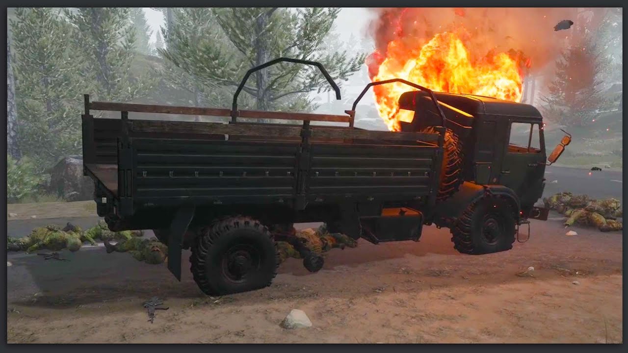 BRUTAL Ambushes Against Russian Convoys in Squad!