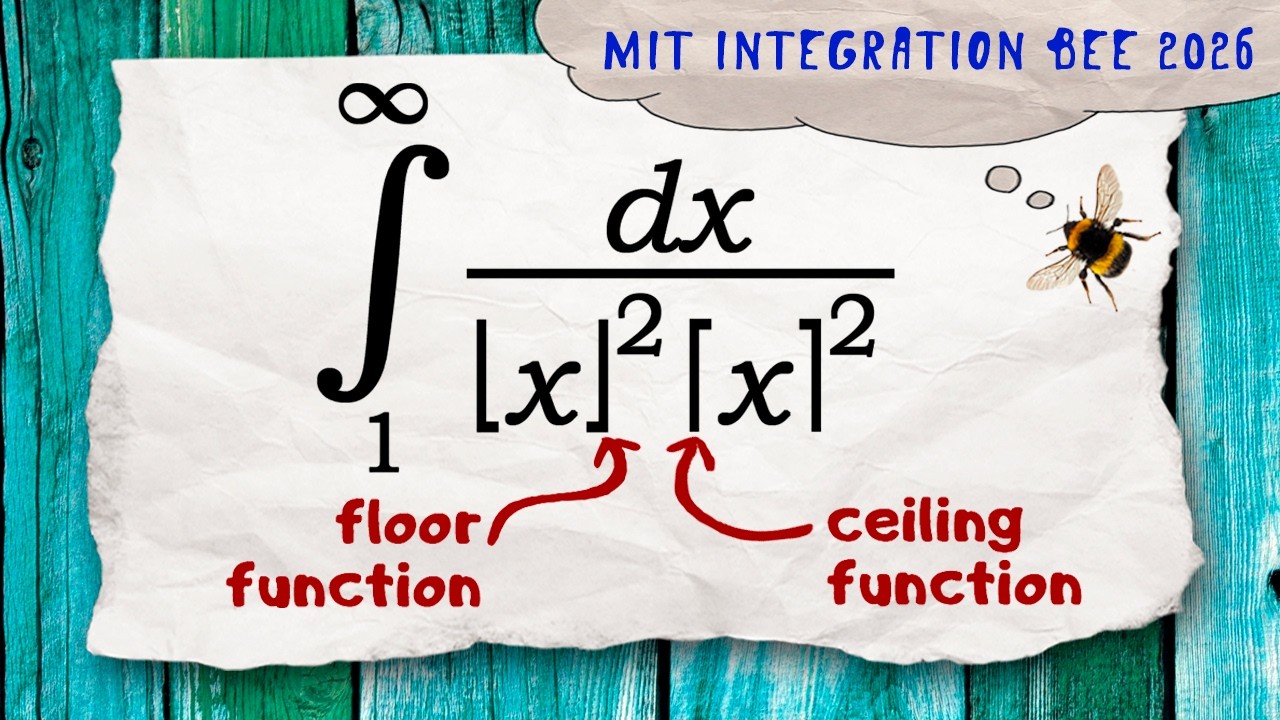 Интеграл из MIT завис между полом и потолком