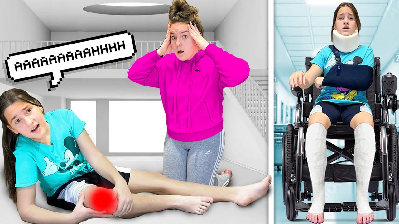 Amelia hat sich das Bein gebrochen PRANK sie WIRD VERRÜCKT