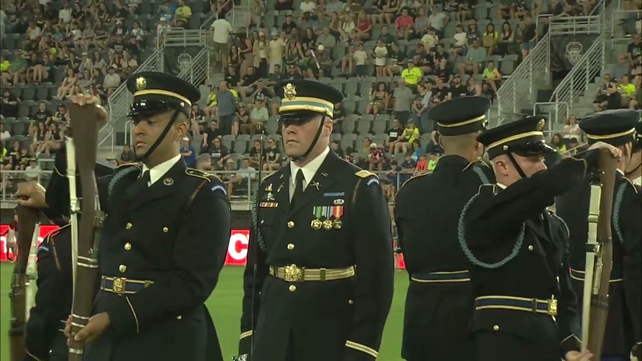 United States Army Drill Team - Washington Spirit Half-time Show