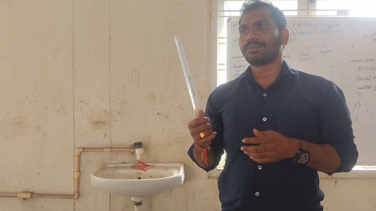 Slump cone test or field  for workability of fresh  concrete or plastic concrete Part1 of 3 cont....