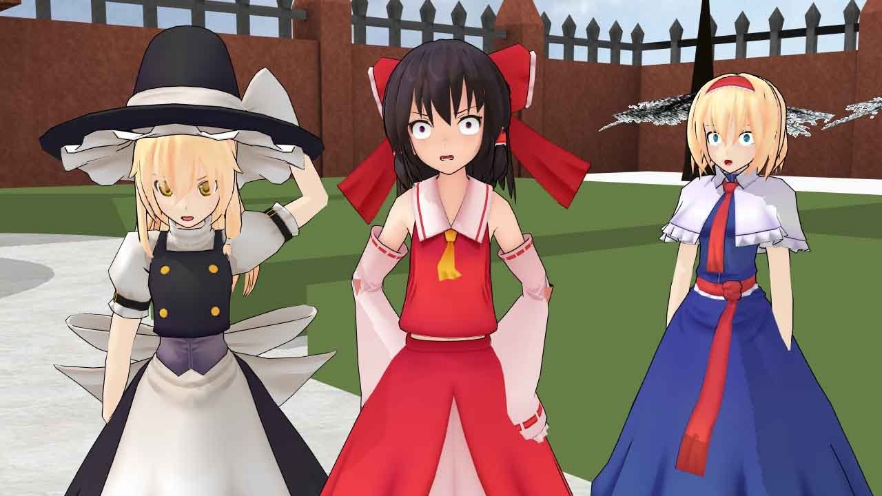 【東方MMD】戦慄！！霊夢、魔理沙の紅魔館物資強奪計画