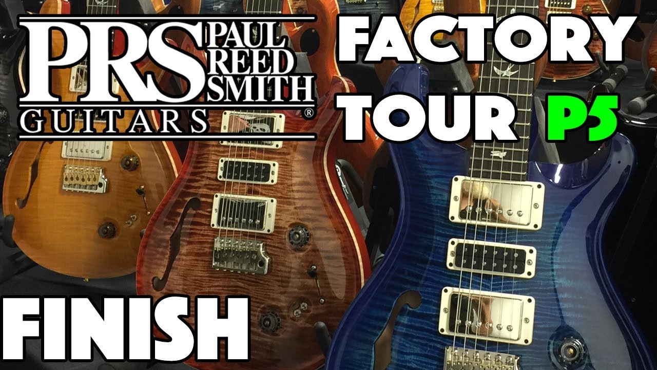 TRADE SECRETS - PRS Guitars - Paint & Finish - FACTORY TOUR Part 5