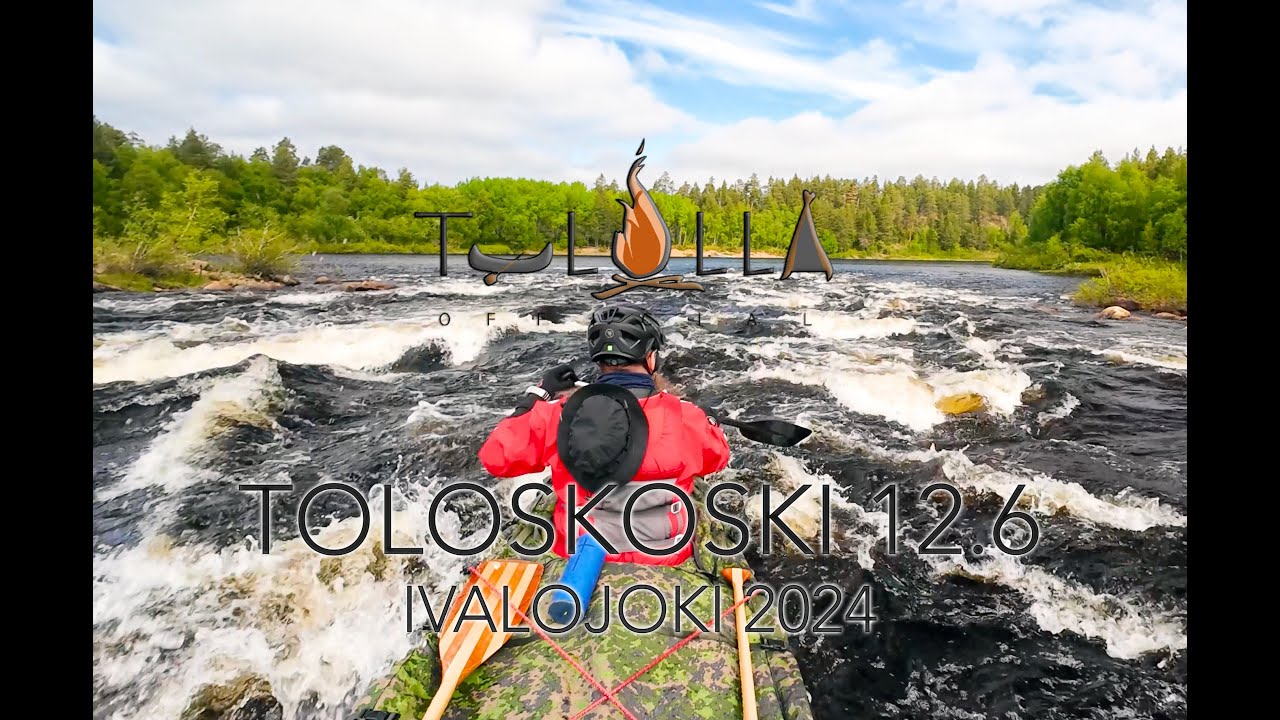 Kaksikkokanootti melonta 2024: Toloskoski - Ivalojoki 12.6