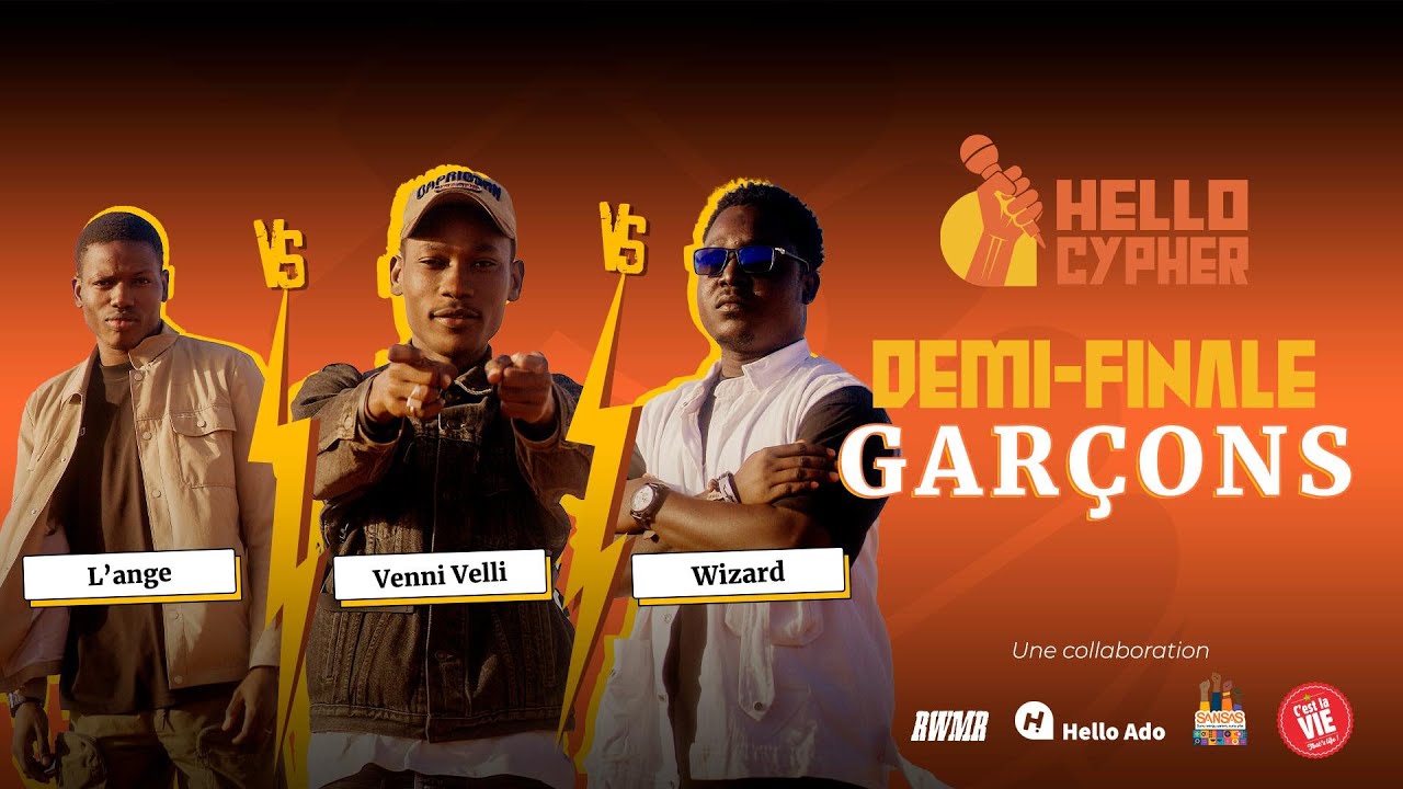 L’ANGE vs VENNI VELLI vs WIZARD | 1/2 FINALE GARÇONS, HELLO CYPHER