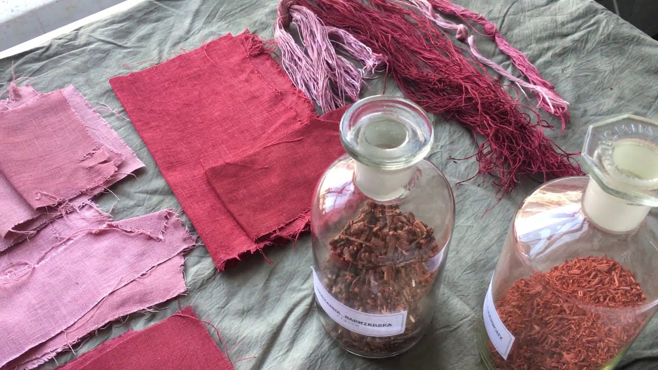 Naturalne farbowanie na czerwono