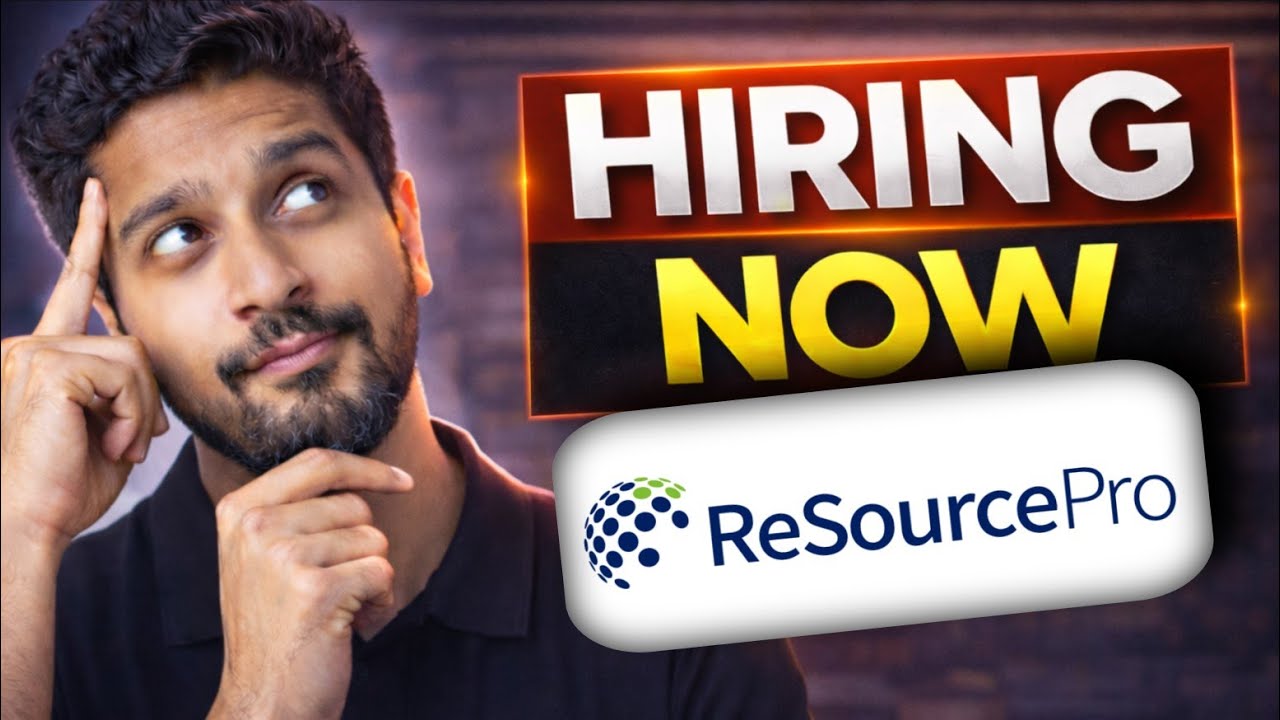 ResourcePro Hiring Alert 🚨 Internship & Entry Level Roles | Apply Fast