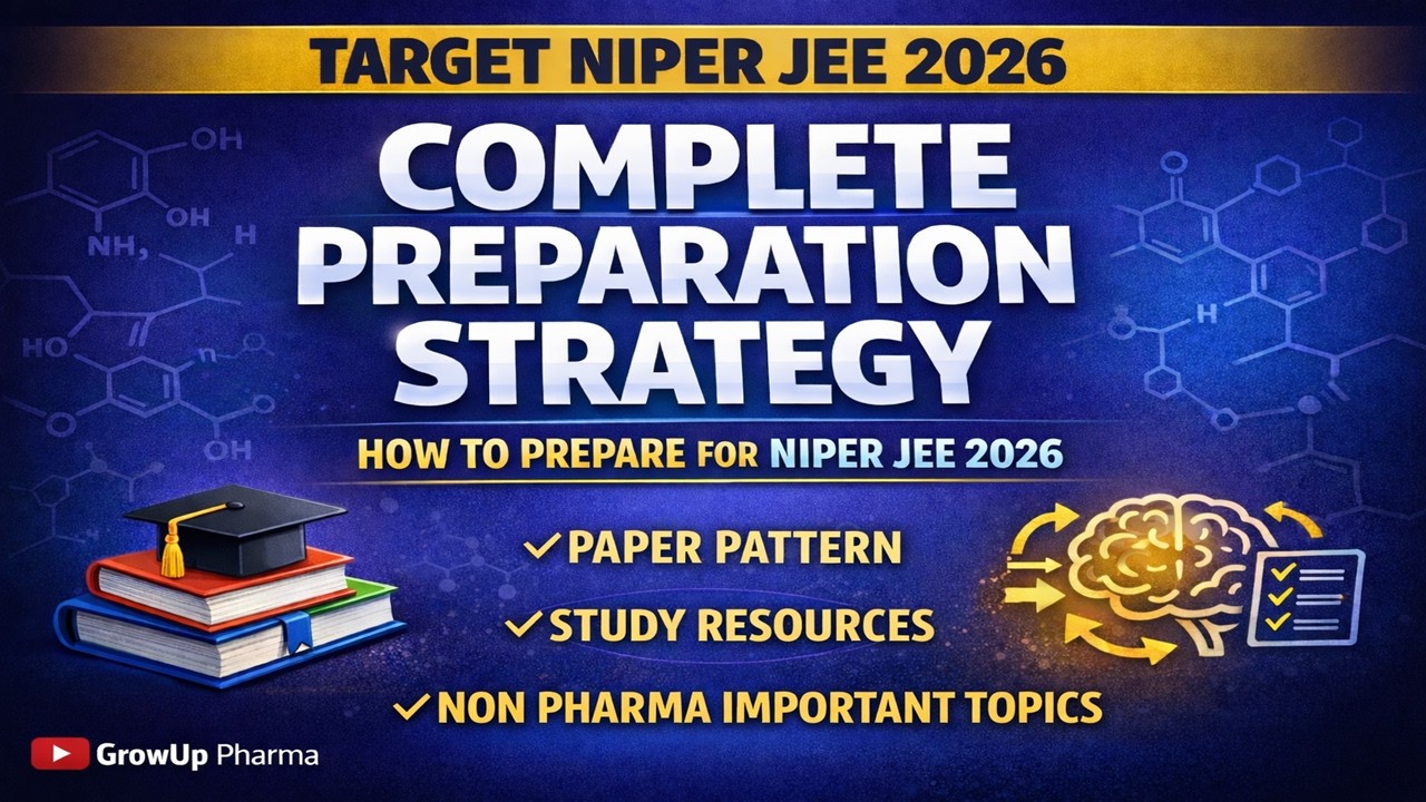 Complete Preparation Strategy for NIPER JEE 2026 | Study Plan, Subjects & Smart Approach