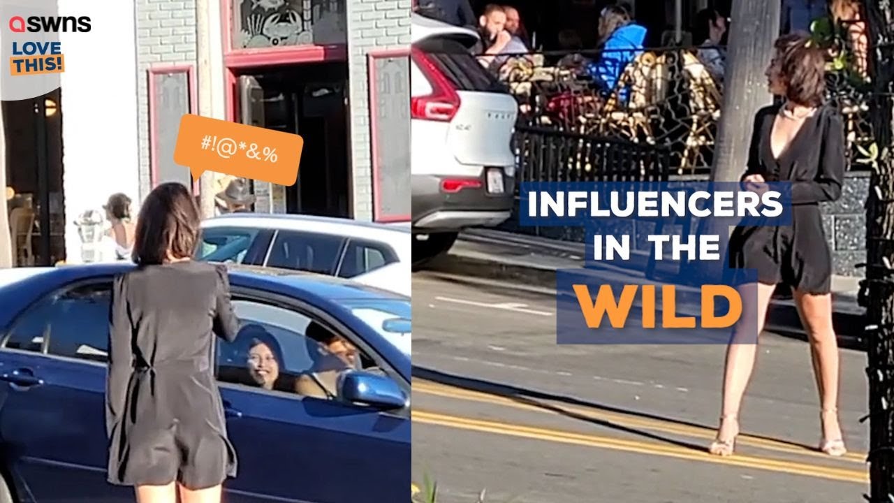 Influencer gets angry at people interrupting her photoshoot 😳 | LOVE THIS!