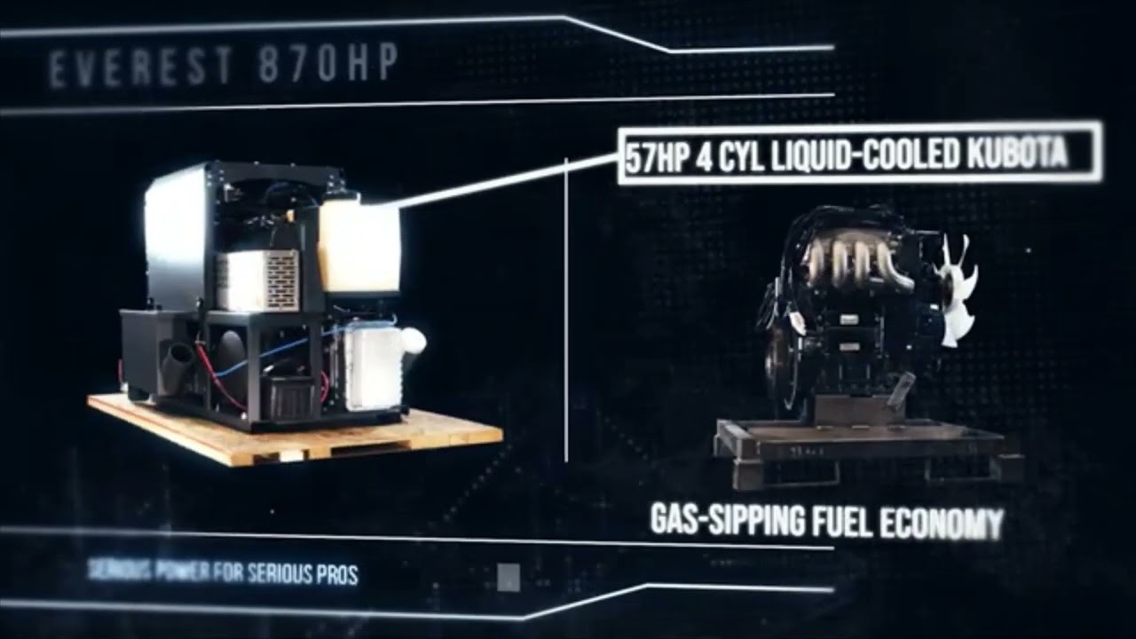 Sapphire Scientific Everest 870HP Truckmount from PowerVac