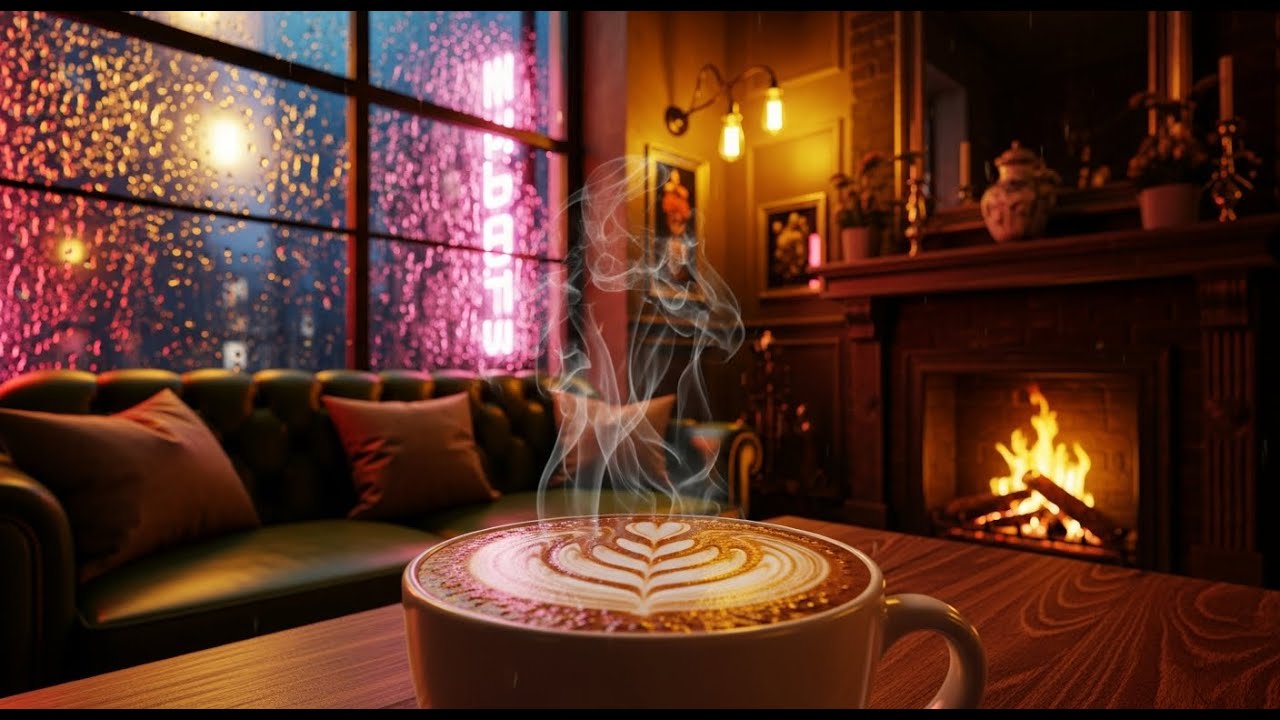 Soft Jazz Cafe Ambience ☕ Relaxing Coffee Shop Jazz for Study, Work & Sleep