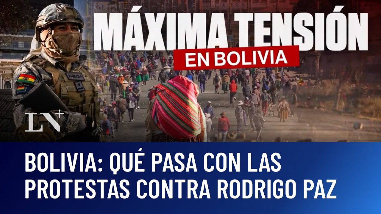 M&aacute;xima tensi&oacute;n en Bolivia: protestas, crisis y bloqueos
