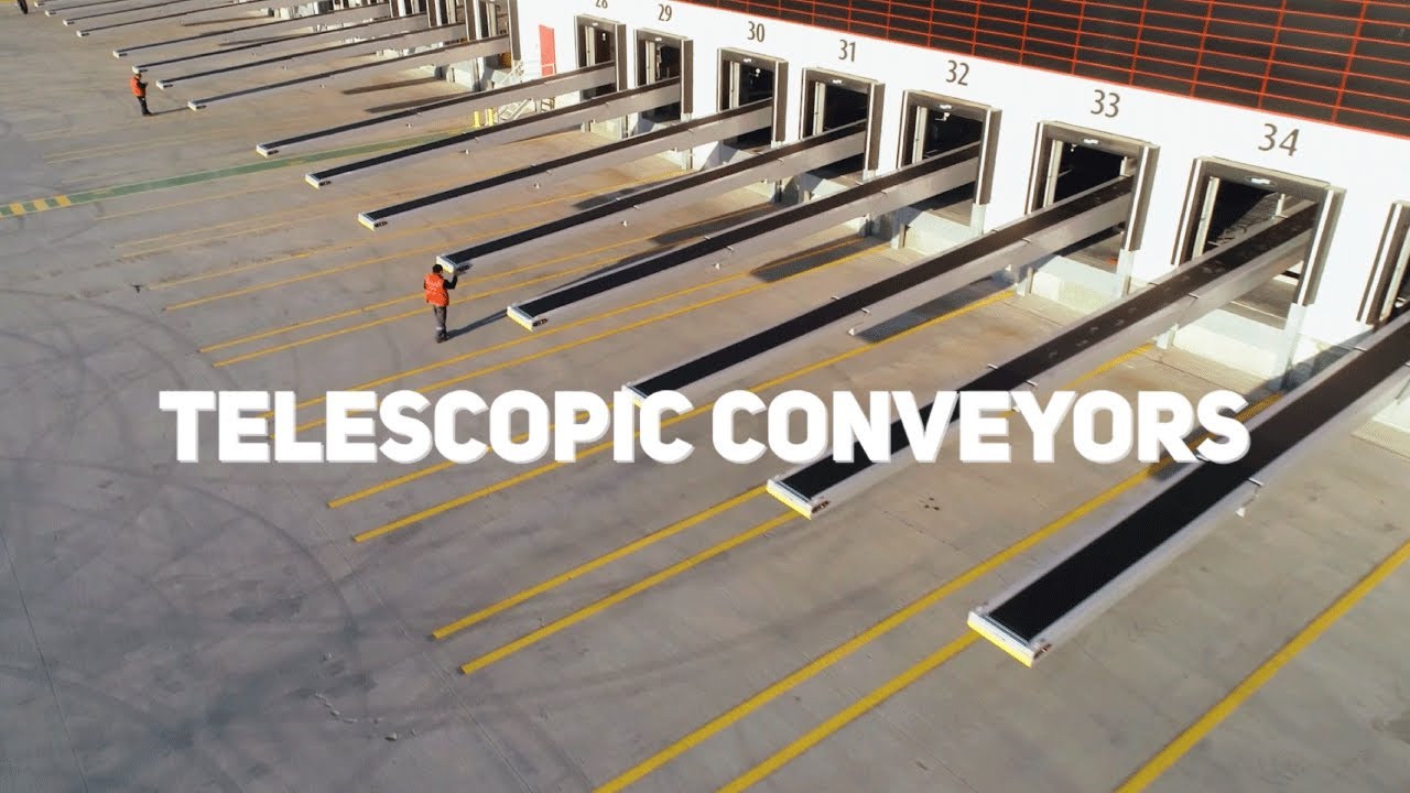 Berrmak Telescopic Conveyors - Safe and Efficient Loading & Unloading Functions